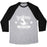 Virgin Teez  Baseball Tee Unisex Tri-Blend Baseball Tee / small / Athletic Gray / Black LOS SANTOS SWIM TEAM UNISEX TRI-BLEND BASEBALL TEE