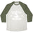 Virgin Teez  Baseball Tee Unisex Tri-Blend Baseball Tee / small / Oatmeal / Moss LOS SANTOS SWIM TEAM UNISEX TRI-BLEND BASEBALL TEE