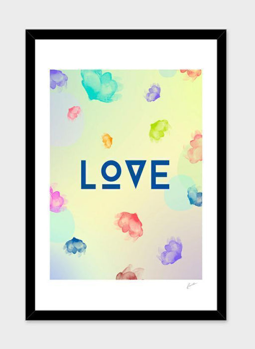 LUVD Framed Art Prints Lov3   Frame