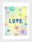 LUVD Framed Art Prints Lov3   Frame