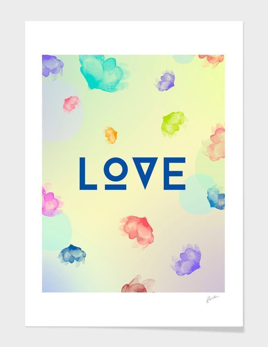 LUVD Framed Art Prints Lov3   Frame