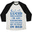 Virgin Teez  Baseball Tee Unisex Tri-Blend Baseball Tee / small / Oatmeal / Black LUCID DREAMING IS AN EXERCISE THAT REQUIRES ME TO STAY IN BED UNISEX TRI-BLEND BASEBALL TEE