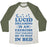 Virgin Teez  Baseball Tee Unisex Tri-Blend Baseball Tee / small / Oatmeal / Moss LUCID DREAMING IS AN EXERCISE THAT REQUIRES ME TO STAY IN BED UNISEX TRI-BLEND BASEBALL TEE