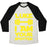 Virgin Teez  Baseball Tee Unisex Tri-Blend Baseball Tee / small / Oatmeal / Black LUKE I AM YOUR SPOTTER UNISEX TRI-BLEND BASEBALL TEE