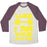 Virgin Teez  Baseball Tee Unisex Tri-Blend Baseball Tee / small / Oatmeal / Maroon LUKE I AM YOUR SPOTTER UNISEX TRI-BLEND BASEBALL TEE