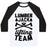 Virgin Teez  Baseball Tee Unisex Classic Baseball Tee / x-small / White/Black LUMBERJACK LIFTING TEAM UNISEX CLASSIC BASEBALL TEE