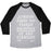 Virgin Teez  Baseball Tee Unisex Tri-Blend Baseball Tee / small / Athletic Gray / Black LURING MEN TO THEIR DEATHS IS MY CARDIO UNISEX TRI-BLEND BASEBALL TEE