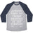 Virgin Teez  Baseball Tee Unisex Tri-Blend Baseball Tee / small / Athletic Gray / Navy LURING MEN TO THEIR DEATHS IS MY CARDIO UNISEX TRI-BLEND BASEBALL TEE