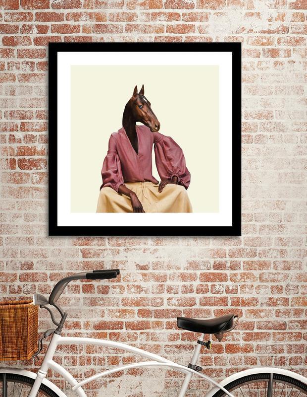 LUVD Framed Art Prints Madame Zazzì Frame