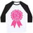 Virgin Teez  Baseball Tee Unisex Classic Baseball Tee / x-small / White/Black MADE IT TO THE GYM AWARD RIBBON UNISEX CLASSIC BASEBALL TEE