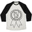Virgin Teez  Baseball Tee Unisex Tri-Blend Baseball Tee / small / Oatmeal / Black MADE IT TO THE GYM AWARD RIBBON UNISEX TRI-BLEND BASEBALL TEE