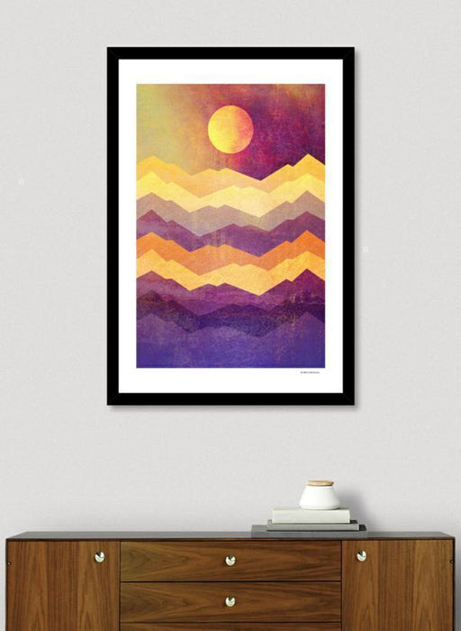 LUVD Framed Art Prints Magic Hour   Frame
