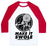 Virgin Teez  Baseball Tee Unisex Classic Baseball Tee / x-small / White/Red MAKE IT SWOLE UNISEX CLASSIC BASEBALL TEE