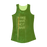 VIRGIN TEEZ Women Tank top Electric Green / XS Make War not War Women Performance Tank Top