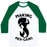 Virgin Teez  Baseball Tee Unisex Classic Baseball Tee / x-small / White/Dark Green MAKING MER-GAINS UNISEX CLASSIC BASEBALL TEE
