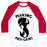 Virgin Teez  Baseball Tee Unisex Classic Baseball Tee / x-small / White/Red MAKING MER-GAINS UNISEX CLASSIC BASEBALL TEE