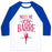 Virgin Teez  Baseball Tee Unisex Classic Baseball Tee / x-small / White/Blue MEET ME AT THE BARRE UNISEX CLASSIC BASEBALL TEE