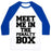 Virgin Teez  Baseball Tee Unisex Classic Baseball Tee / x-small / White/Blue MEET ME IN THE PENALTY BOX UNISEX CLASSIC BASEBALL TEE
