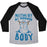 Virgin Teez  Baseball Tee Unisex Tri-Blend Baseball Tee / small / Athletic Gray / Black MELTING OFF MY SNOWMAN BODY UNISEX TRI-BLEND BASEBALL TEE