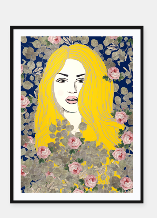 LUVD Framed Art Prints Mene Frame