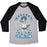 Virgin Teez  Baseball Tee Unisex Tri-Blend Baseball Tee / small / Athletic Gray / Black MERCURY LIFTING TEAM PARODY WHITE UNISEX TRI-BLEND BASEBALL TEE