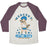 Virgin Teez  Baseball Tee Unisex Tri-Blend Baseball Tee / small / Oatmeal / Maroon MERCURY LIFTING TEAM PARODY WHITE UNISEX TRI-BLEND BASEBALL TEE
