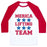Virgin Teez  Baseball Tee Unisex Classic Baseball Tee / x-small / White/Red MERICA LIFTING TEAM UNISEX CLASSIC BASEBALL TEE