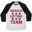 Virgin Teez  Baseball Tee Unisex Tri-Blend Baseball Tee / small / Oatmeal / Black MERICA LIFTING TEAM UNISEX TRI-BLEND BASEBALL TEE