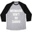 Virgin Teez  Baseball Tee Unisex Tri-Blend Baseball Tee / small / Athletic Gray / Black MERMAIDS DON'T DO CARDIO UNISEX TRI-BLEND BASEBALL TEE