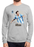 M Nidal Khan T-shirt SMALL / Gray Messi Full Sleeves T-shirt