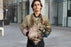Mockup of a cool man wearing a sublimated bomber jacket Bomber Jacket