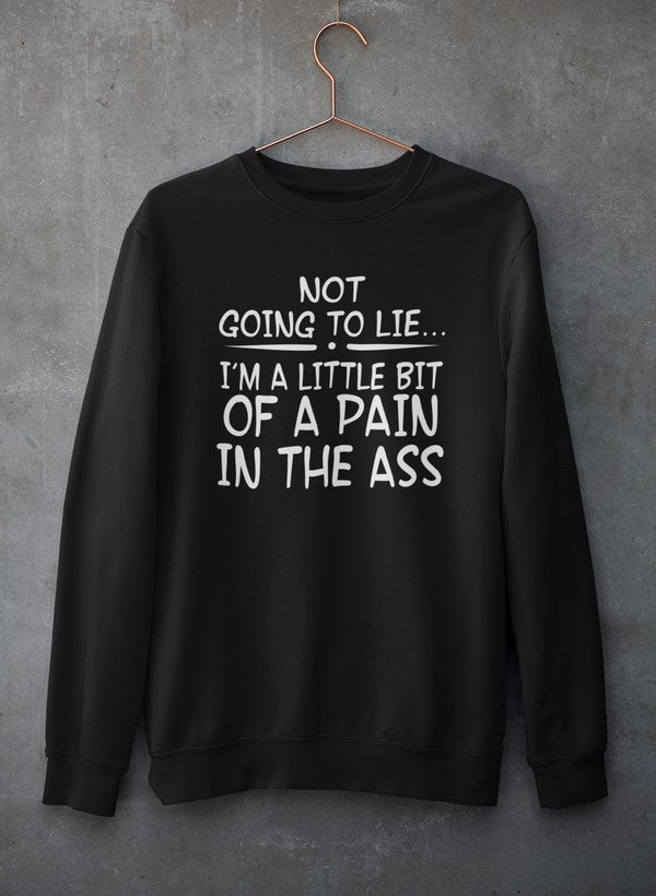 Not Going To Lie... Im A Little Bit Of A Pain In The Ass Sweat Shirt