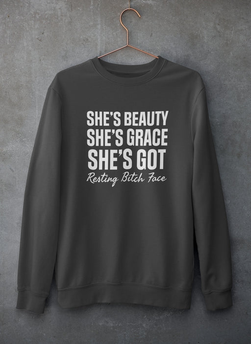 She's Beauty She's Grace Sweat Shirt
