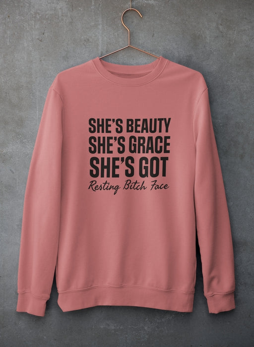 She's Beauty She's Grace Sweat Shirt