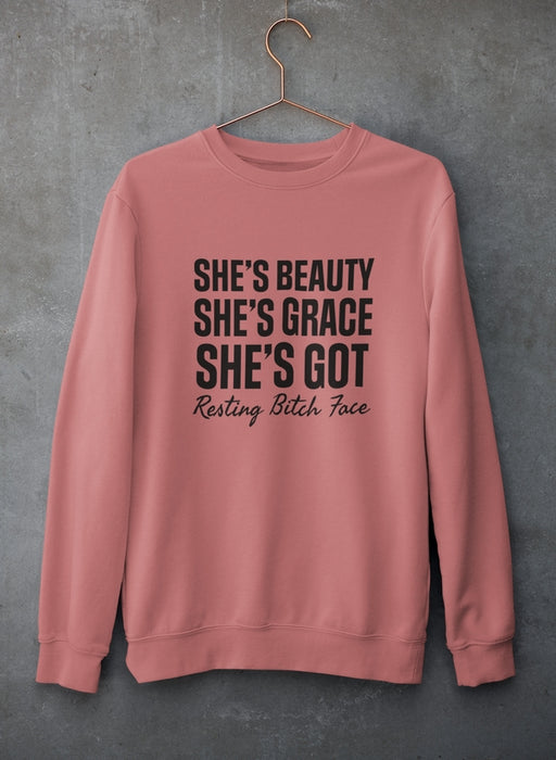 She's Beauty She's Grace Sweat Shirt
