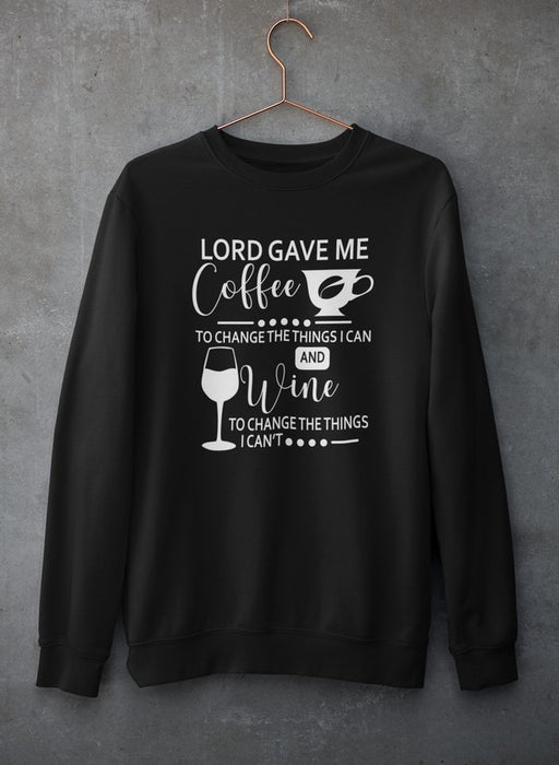 Lord Gave Me Coffee Sweat Shirt