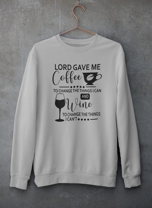 Lord Gave Me Coffee Sweat Shirt