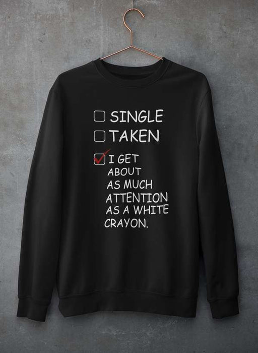 White Crayon Sweat Shirt
