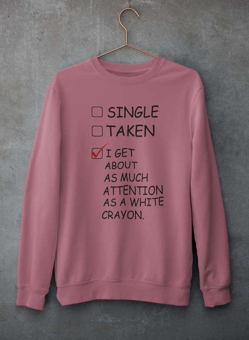 White Crayon Sweat Shirt