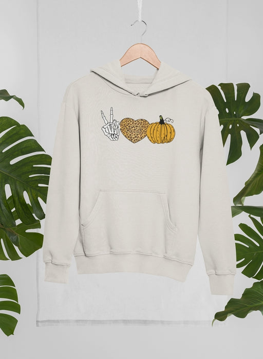 Peace Love Halloween Hoodie