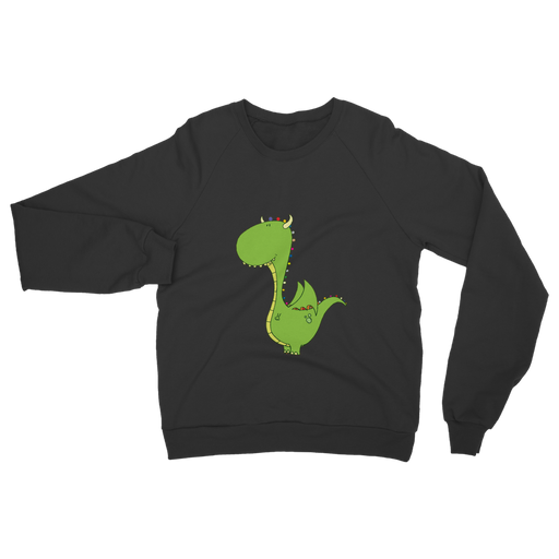 VIRGIN TEEZ Sweat shirt Black / S Mommy's little dragon Classic Adult Sweatshirt
