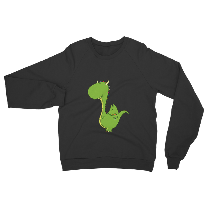 VIRGIN TEEZ Sweat shirt Black / S Mommy's little dragon Classic Adult Sweatshirt