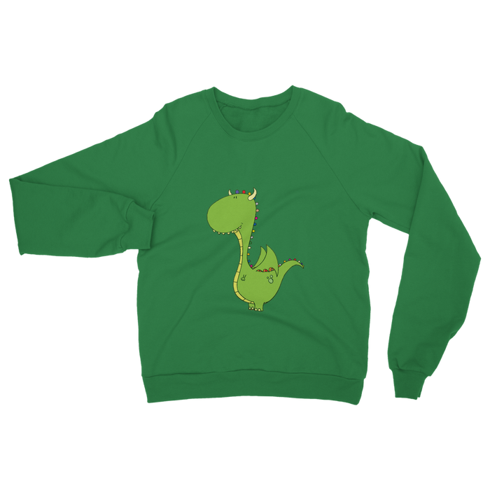 VIRGIN TEEZ Sweat shirt Kelly Green / S Mommy's little dragon Classic Adult Sweatshirt