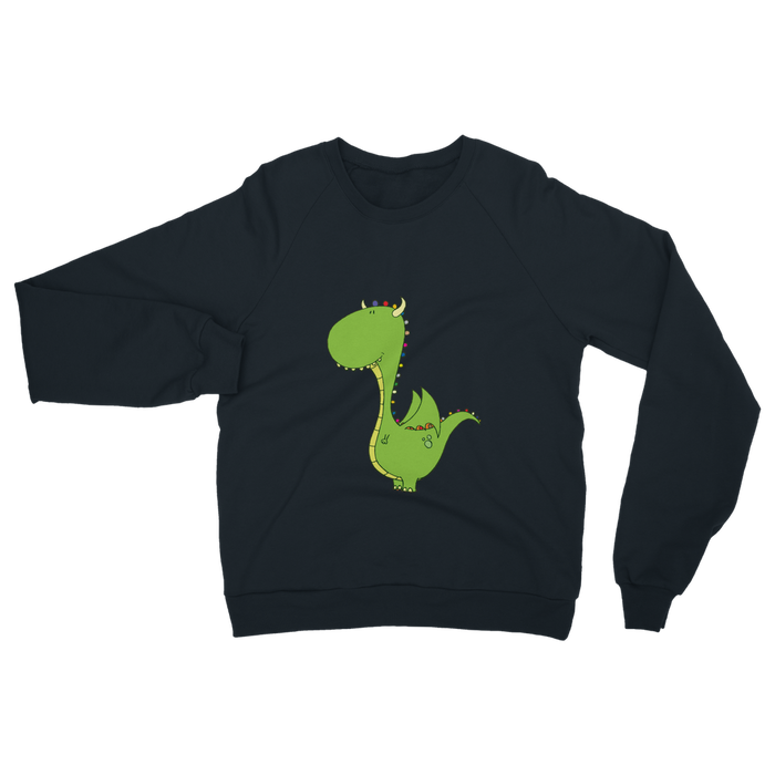 VIRGIN TEEZ Sweat shirt Navy / S Mommy's little dragon Classic Adult Sweatshirt