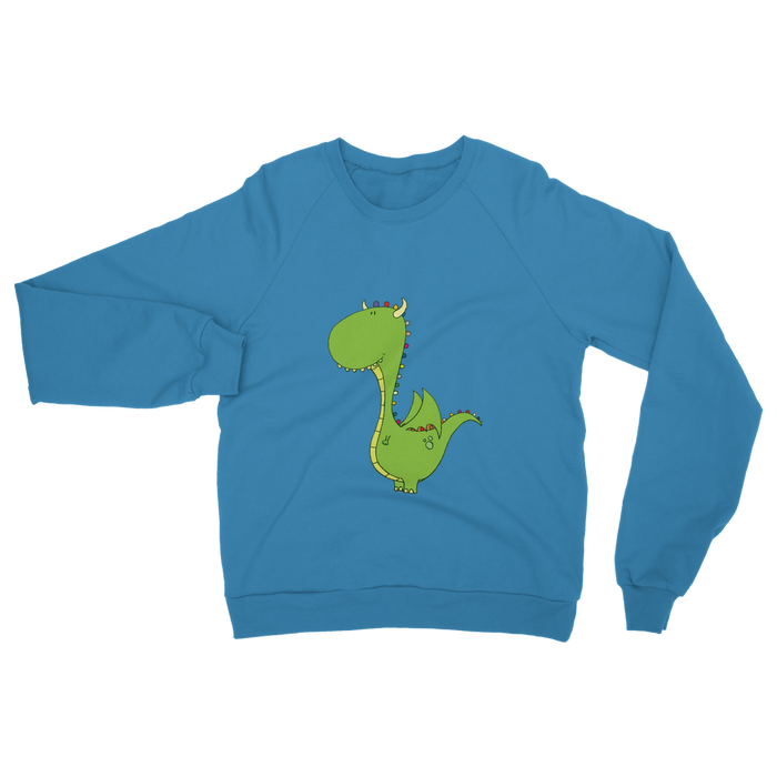 VIRGIN TEEZ Sweat shirt Sapphire / S Mommy's little dragon Classic Adult Sweatshirt