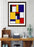 LUVD Framed Art Prints Mondrian De Stijl Art Movement Frame