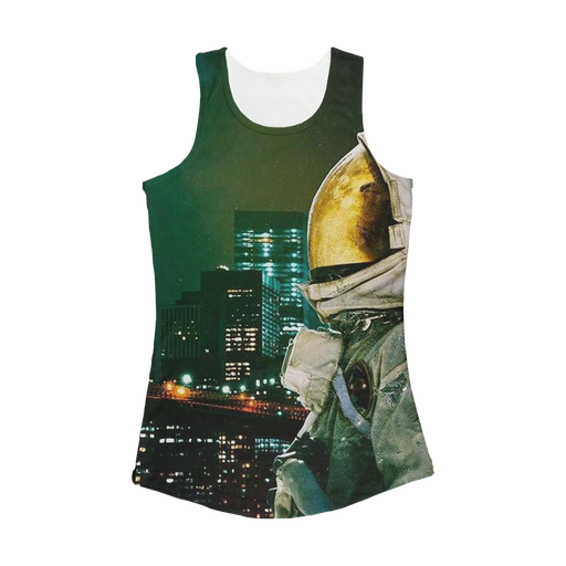 VIRGIN TEEZ Women Tank top White / XS Moon and The City Women Performance Tank Top