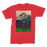 VIRGIN TEEZ Men T-Shirts Red / Male / S Moon on Earth Premium Jersey Men's T-Shirt