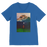 VIRGIN TEEZ Men T-Shirts Royal / Unisex / S Moon on Earth Premium V-Neck T-Shirt
