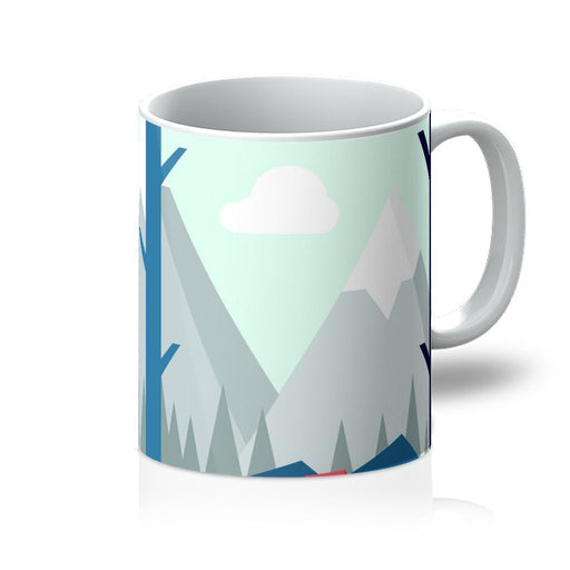 VIRGIN TEEZ Homeware 11oz Mountain Tree Mug